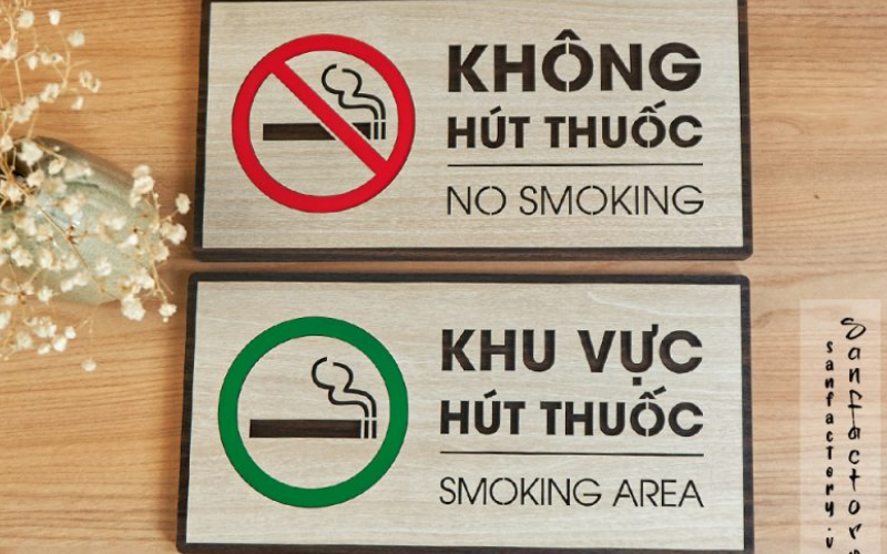 phòng không hút thuốc